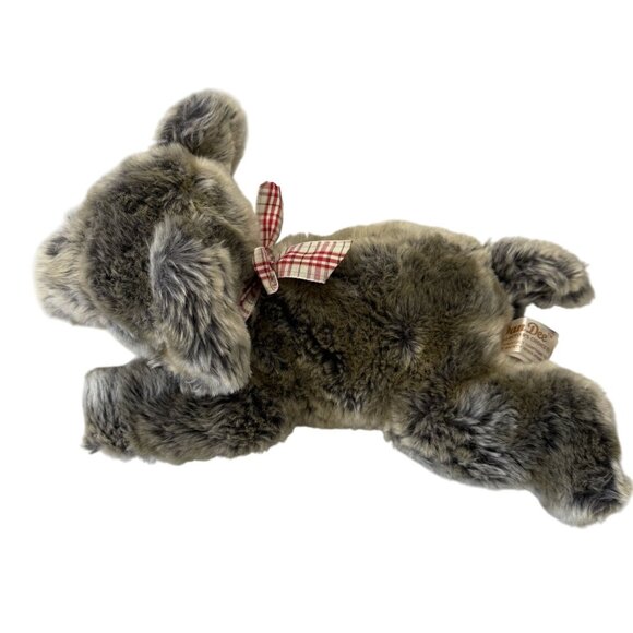 Dan Dee Collectors Choice Plush Elephant Stuffed Animal 14" Checkered Bow Soft - Picture 4 of 7